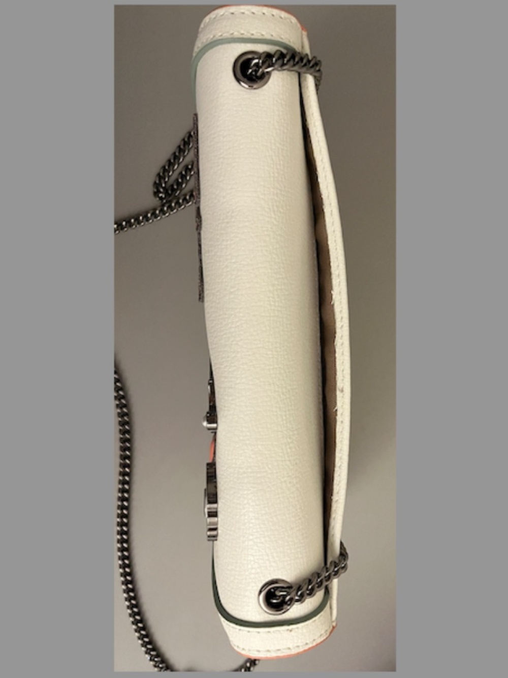 Karl Largerfeld Wallet on a chain shoulder Leather bag NEW - Picture 7 of 9